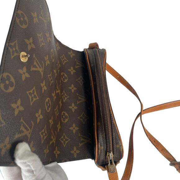 Authentic Louis Vuitton Saint Germain Crossbody Bag Brown Leather Vintage - Picture 10 of 16